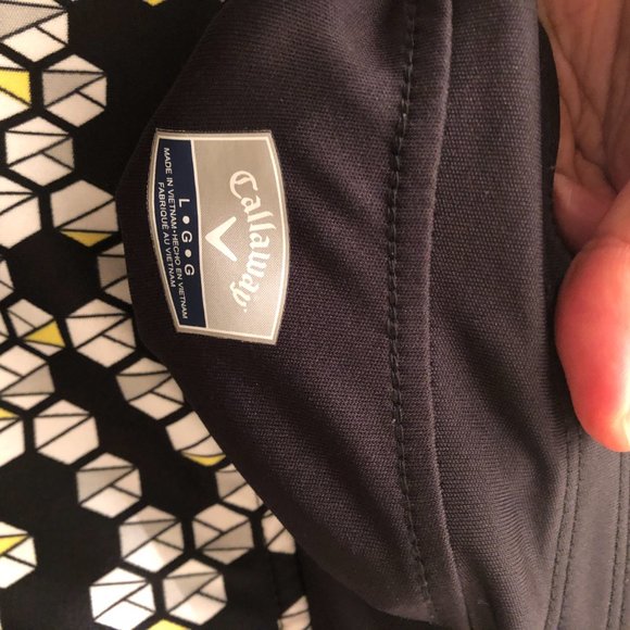 Callaway skort geometric print black and white, L - Picture 6 of 7